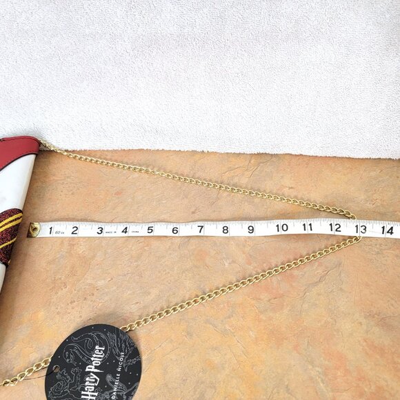 Danielle Nicole Harry Potter Gryffindor Uniform Clutch Purse Chain Strap Handbag - Picture 10 of 10